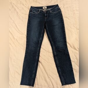 PAIGE Midnight Blue Straight Leg Jeans